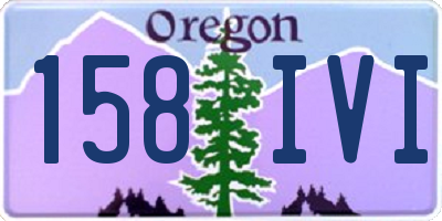 OR license plate 158IVI