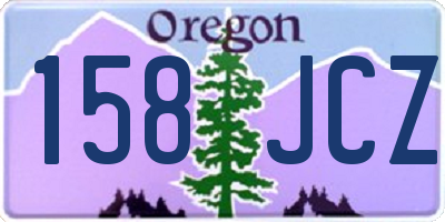 OR license plate 158JCZ