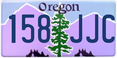OR license plate 158JJC