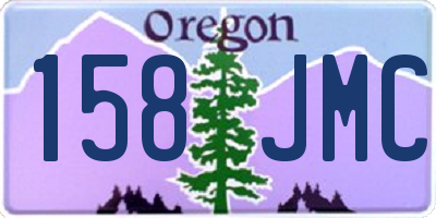 OR license plate 158JMC