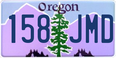 OR license plate 158JMD