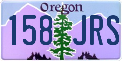 OR license plate 158JRS