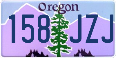 OR license plate 158JZJ