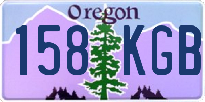 OR license plate 158KGB
