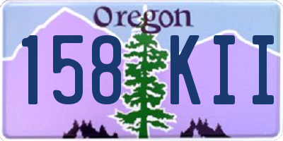 OR license plate 158KII