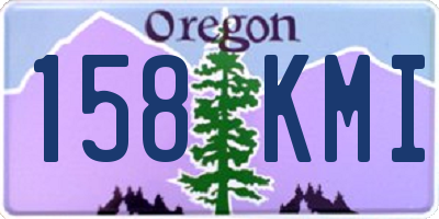 OR license plate 158KMI