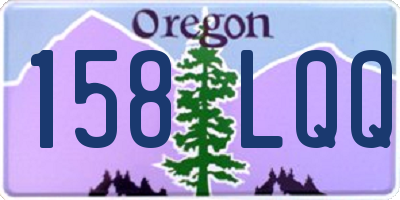 OR license plate 158LQQ