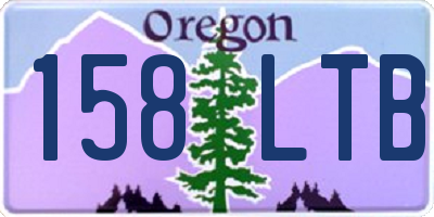 OR license plate 158LTB