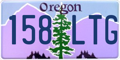 OR license plate 158LTG