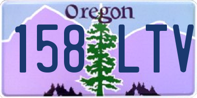 OR license plate 158LTV