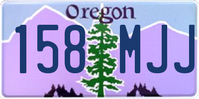 OR license plate 158MJJ