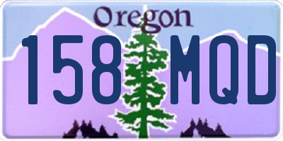 OR license plate 158MQD