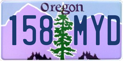OR license plate 158MYD