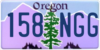 OR license plate 158NGG