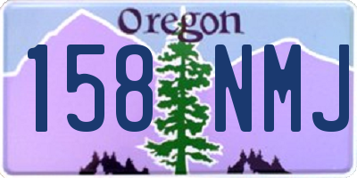 OR license plate 158NMJ