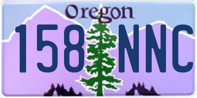 OR license plate 158NNC