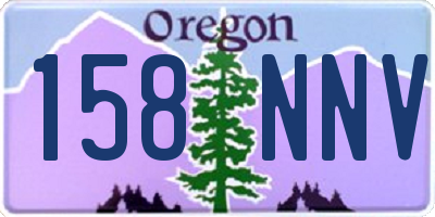 OR license plate 158NNV