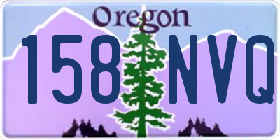 OR license plate 158NVQ