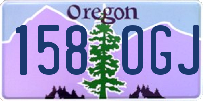 OR license plate 158OGJ