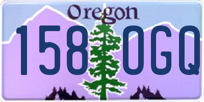 OR license plate 158OGQ