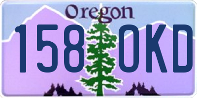 OR license plate 158OKD