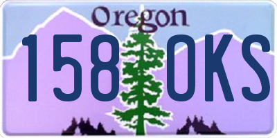 OR license plate 158OKS