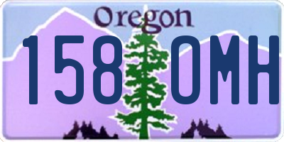 OR license plate 158OMH