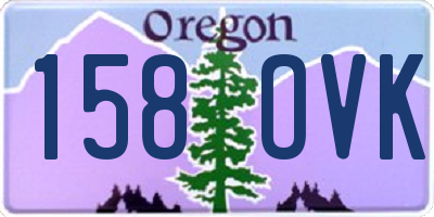 OR license plate 158OVK