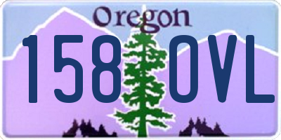 OR license plate 158OVL