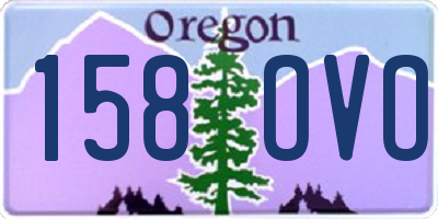 OR license plate 158OVO
