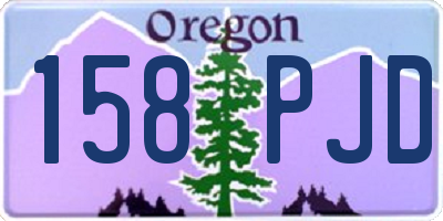 OR license plate 158PJD