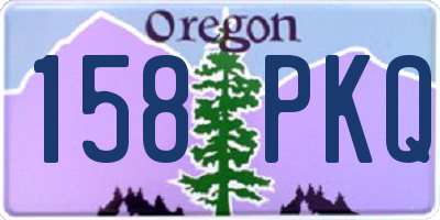 OR license plate 158PKQ