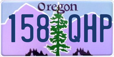 OR license plate 158QHP