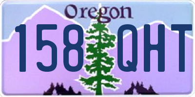 OR license plate 158QHT