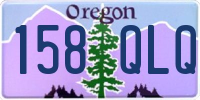 OR license plate 158QLQ