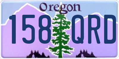 OR license plate 158QRD