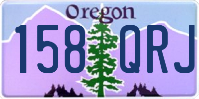 OR license plate 158QRJ