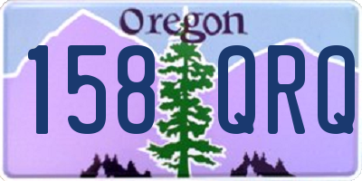 OR license plate 158QRQ