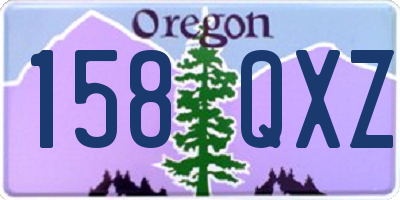 OR license plate 158QXZ