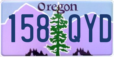 OR license plate 158QYD