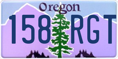 OR license plate 158RGT