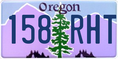 OR license plate 158RHT