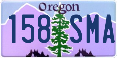 OR license plate 158SMA