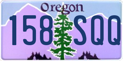 OR license plate 158SQQ