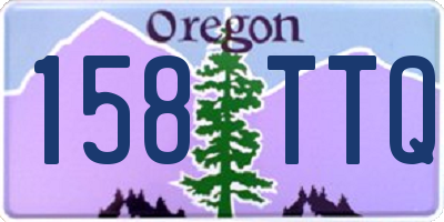 OR license plate 158TTQ