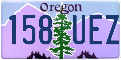OR license plate 158UEZ