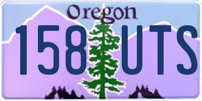 OR license plate 158UTS