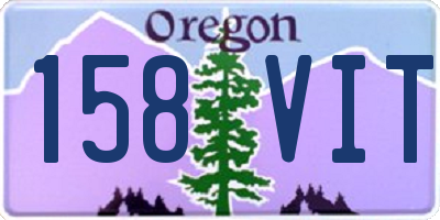 OR license plate 158VIT
