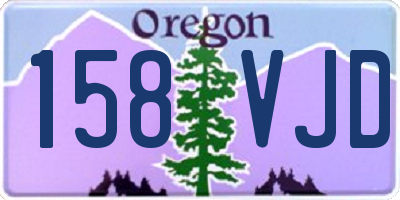 OR license plate 158VJD