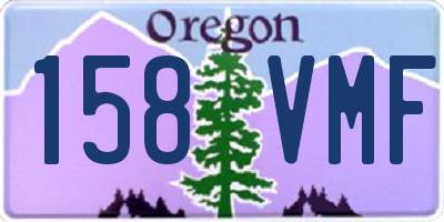 OR license plate 158VMF